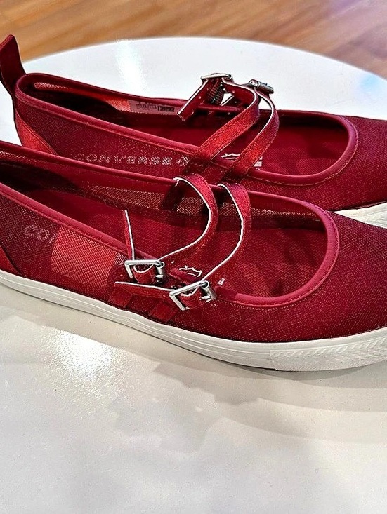 Converse Shoes - Converse Chuck Taylor All Star Red Ankle Strap Sneakers US 9